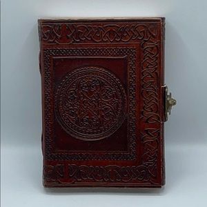 Handmade leather journal